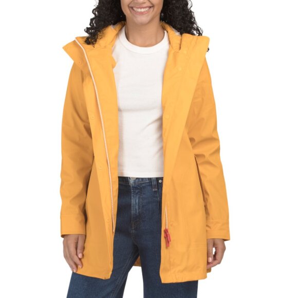 HUNTER Yellow Acacia Rubberized Rain Jacket - Picture 1 of 2